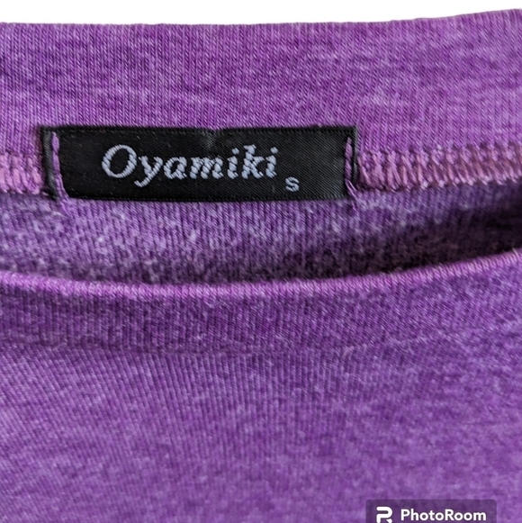 Oyamiki women's long sleeve top size small In purple - Picture 5 of 6